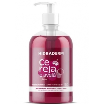 SABONETE LIQUIDO ESFOLIANTE CEREJA HIDRADERM 480ML