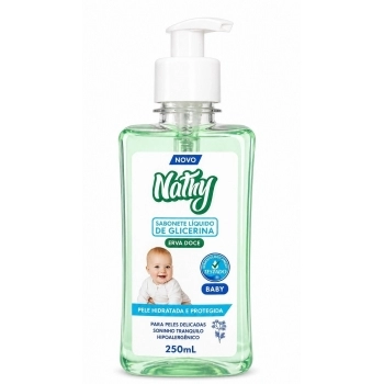 SABONETE LIQUIDO GLICERINADO NATHY ERVA DOCE 250ML