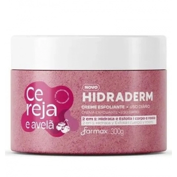 CREME ESFOLIANTE CEREJA HIDRADERM 300G