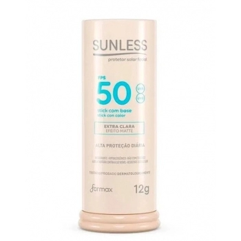 PROT.SUNLESS STICK FACIAL C/BASE EXTRA CLARA 12G
