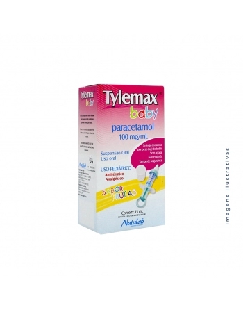 TYLEMAX BEBE SUSPENSAO 15ML PARACETAMOL (NATULAB)