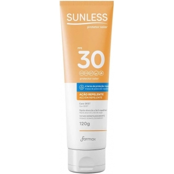 PROTETOR SOLAR SUNLESS C/REPELENTE FPS 30 120G (FARMAX)