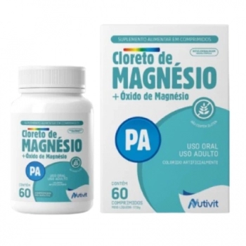 CLORETO DE MAGNESIO PA C/60CPR (NUTIVIT)