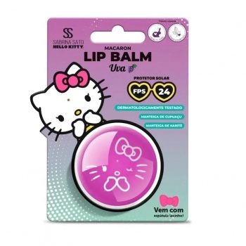 LIP BALM MACARON FPS 24 UVA SABRINA SATO HELLO KITTY