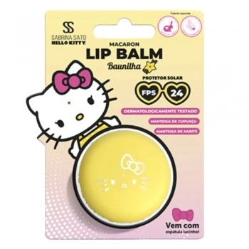 LIP BALM MACARON FPS24 BAUNILHA SABRINA SATO HELLO KITTY