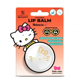 LIP BALM MACARON FPS24 MELANCIA SABRINA SATO HELLO KITTY