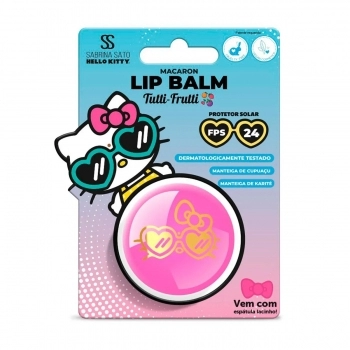 LIP BALM MACARON FPS24 TUTTI-FRUTTI SABRINA SATO HELLO KITTY