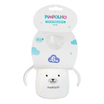 COPO DE TREINAMENTO BRANCO URSO 240ML (93401) (PIMPOLHO)