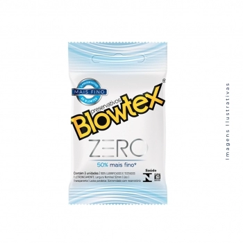 PRESERVATIVO BLOWTEX ZERO C/3 UND (BLOWTEX)