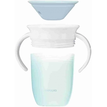 COPO DE TREINAMENTO 360º 210ML AZUL(25201) PIMPOLHO