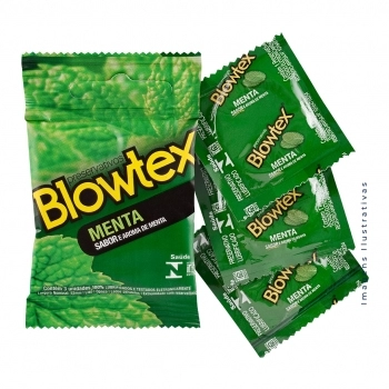 PRESERVATIVO BLOWTEX MENTA C/3 UND (BLOWTEX)