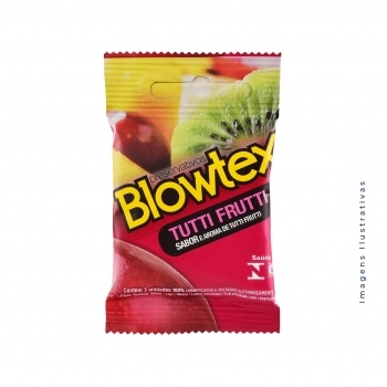 PRESERVATIVO BLOWTEX TUTTI FRUTTI C/3 UND (BLOWTEX)