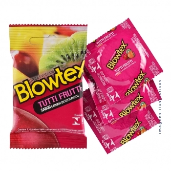 PRESERVATIVO BLOWTEX TUTTI FRUTTI C/3 UND (BLOWTEX)