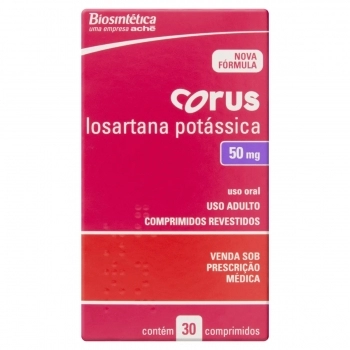 CORUS 50MG C/30CPR LOSARTANA POTASSICA (BIOSINTETICA)
