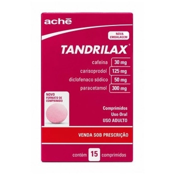 TANDRILAX C/15CPR PARAC+DICLOF+CARISIP+CAFEINA